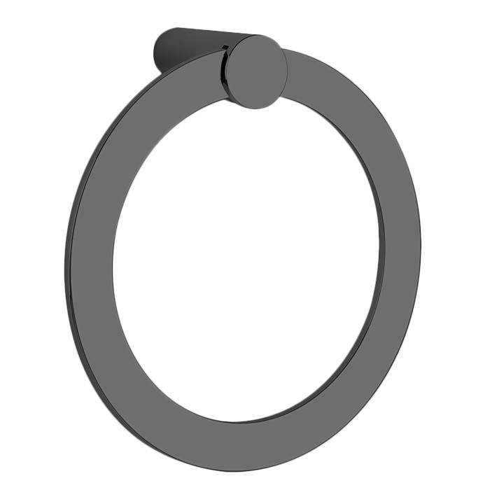 Gessi Полотенцедержатель-кольцо, Cono, 45509#707 цвет: black metal brushed pvd
