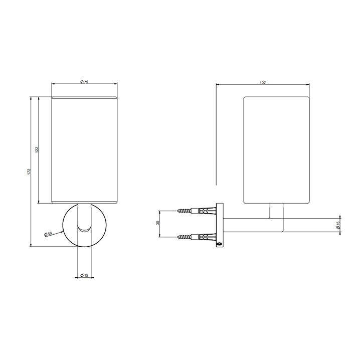 Gessi Стакан для зубных щеток настенный белый, Tondo, 63607#299 цвет: black xl