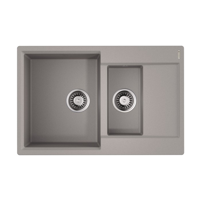 Omoikiri кухонная мойка Daisen 78-2T, leningrad grey арт. 4993585