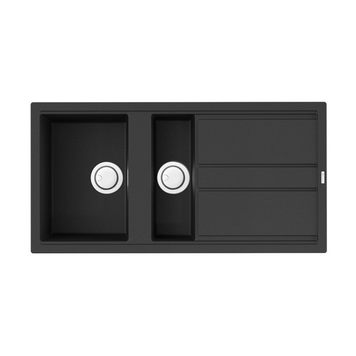 Omoikiri кухонная мойка Kitagawa 100-2, графит арт. 4993805
