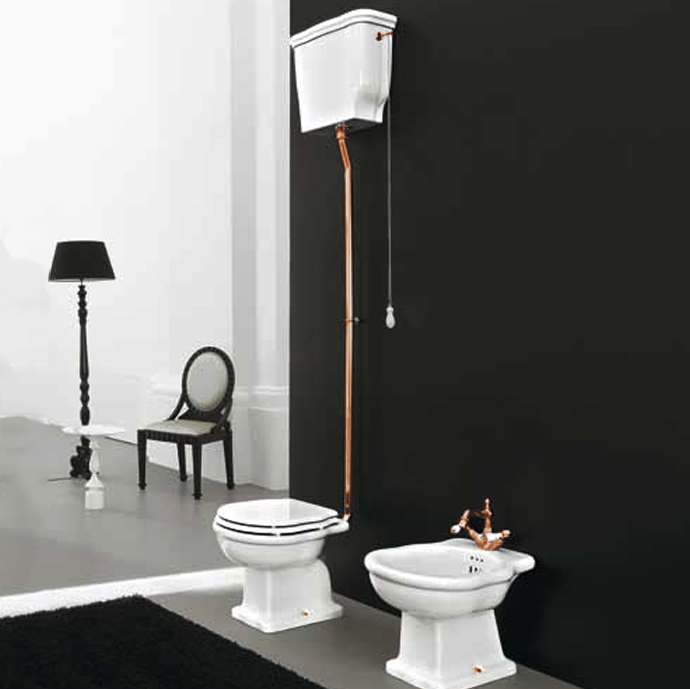 ArtCeram сливной механизм, hea006 72 hermitage цвет: бронза