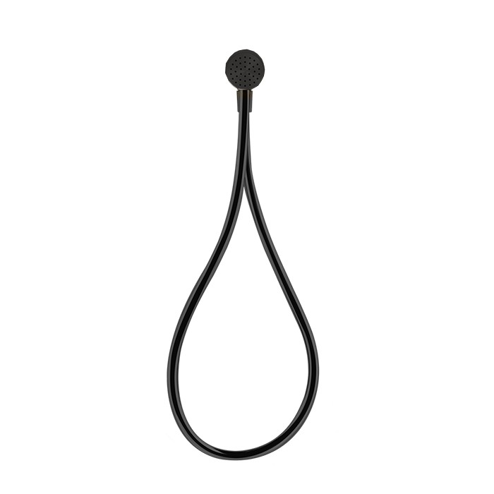 Gessi Душевой магнитные комплект, состоящий из вывода воды, держателя, Darkflex шланга 1,50 м и лейки, Hi Fi, 63199#299 цвет: black xl