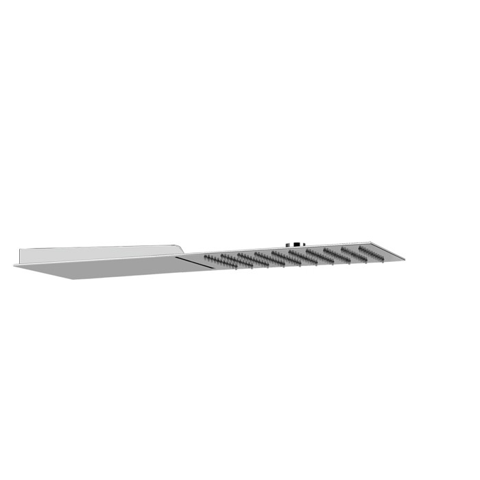 Gessi Верхний душ 195х550 мм., для настенного монтажа, Tremillimetri, 33063#239 цвет: steel brushed