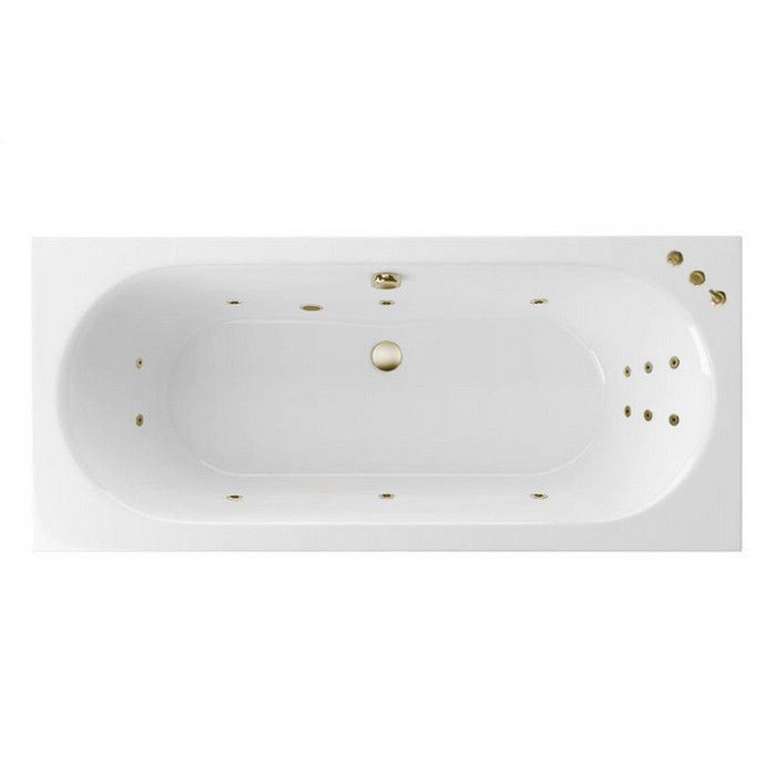Встраиваемая ванна slim 180x80 smart, Excellent Oceana, бронза арт. WAEX.OCE18S.SMART.BR