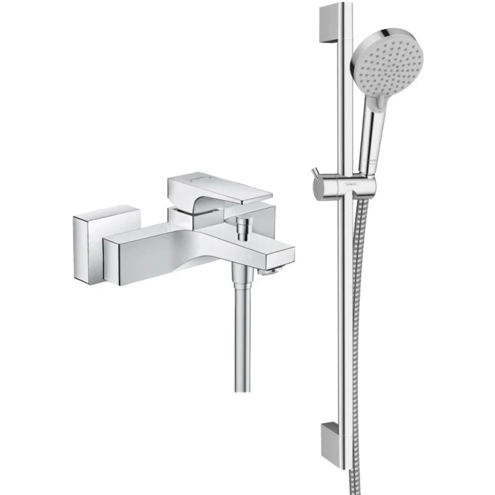 Hansgrohe смеситель для ванны, Metropol, хром арт. SET/32540000/26275000
