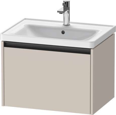 Duravit тумба подвесная под раковину 455 мм х 634 мм х 440 мм, ketho.2, k25082091910000 цвет: серо-коричневый матовый