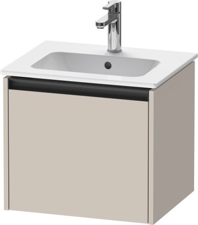 Duravit тумба подвесная под раковину 420 мм х 510 мм х 440 мм, ketho.2, k25061091910000 цвет: серо-коричневый матовый