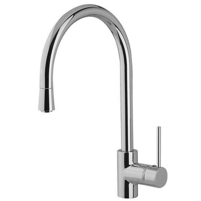 Cisal высокий смеситель для кухни с вытяжным изливом ll00157021 less new cisal, цвет: хром