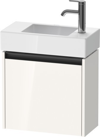 Duravit тумба подвесная под раковину 238 мм х 484 мм х 440 мм, ketho.2, k25072l22220000 цвет: белый глянцевый