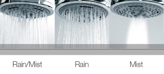 Bossini лейка для душа neb 3 режима, duetto, хром арт. b00152.030