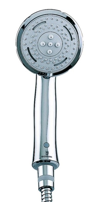 Bossini лейка для душа neb 3 режима, duetto, хром арт. b00152.030
