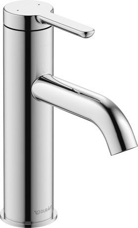 Duravit однорычажный смеситель для раковины s 113 мм, c.1, c11020002010 цвет: хром