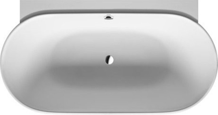 Duravit ванна из композитного материала пристенный вариант 1800 x 950 мм, luv, 700433000000000 цвет: белый