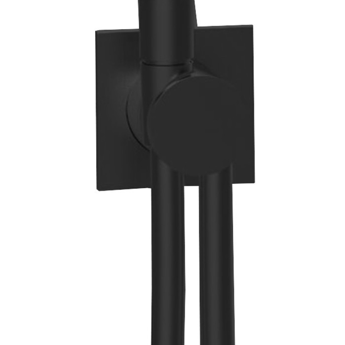 Almar шланговое подсоединение, showers accessories, e192001.mb цвет: черный