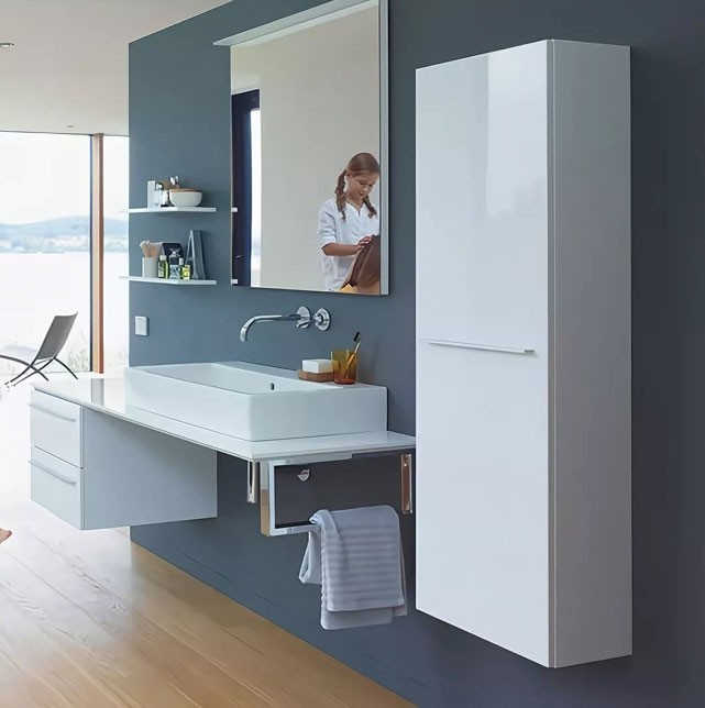 Duravit зеркало с подсветкой тёмный, happy d.2, h2749107272 цвет: дуб темный брашированный