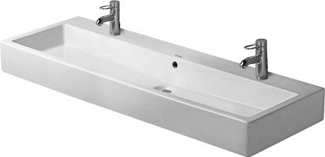 Duravit раковина подвесная 120х47см, vero, 0454120024 цвет: белый