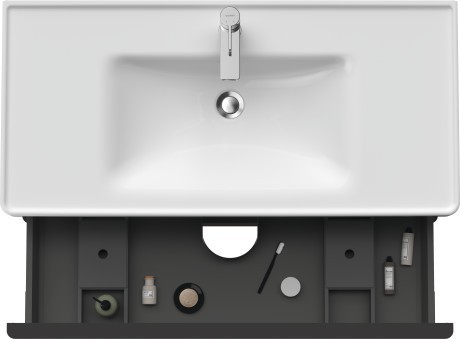 Duravit тумба подвесная под раковину 984 мм х 452 мм, d-neo, de435605353 цвет: каштан темный