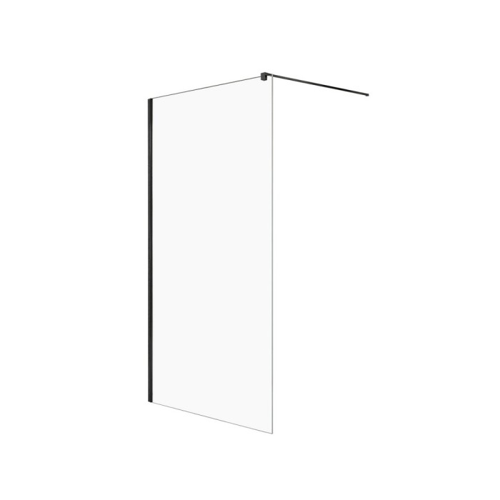 Душевое ограждение black 90x200, New trendy Velio, черный арт. D-0142B