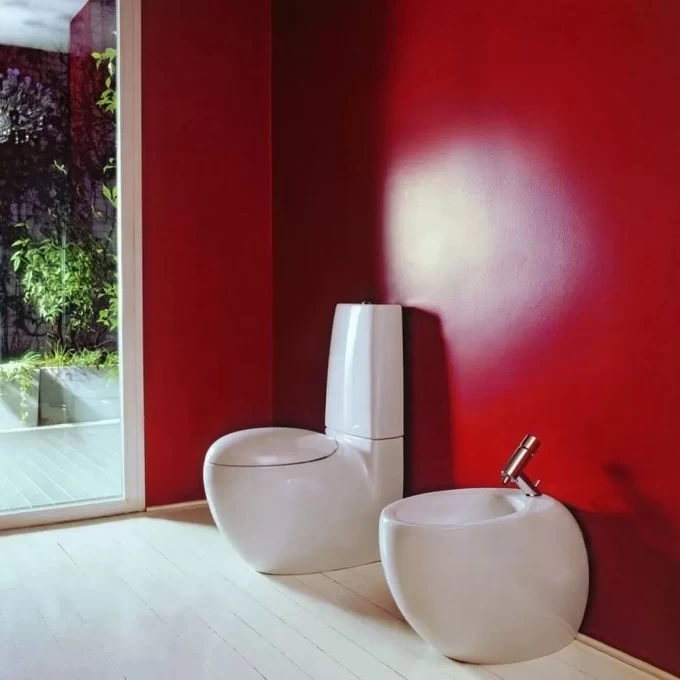 LAUFEN биде напольное, IL BAGNO ALESSI ONE - 8.3297.1.400.304.1