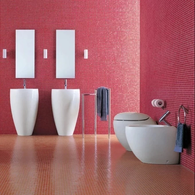 LAUFEN биде напольное, IL BAGNO ALESSI ONE - 8.3297.1.400.304.1