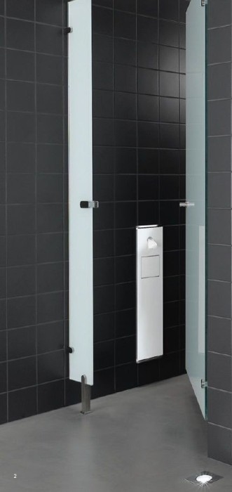 Keuco туалетный модуль №2 integral петли слеваалюминий лак, plan integral, хром арт. 44976 011701