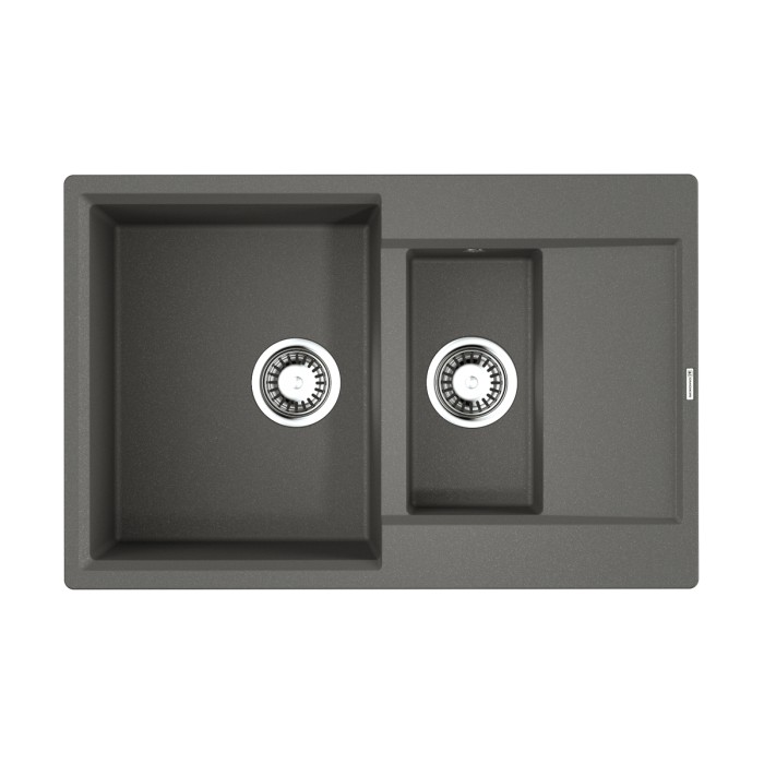 Omoikiri кухонная мойка Daisen 78-2T, платина арт. 4993533