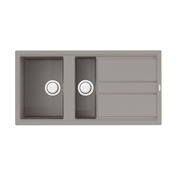 Omoikiri кухонная мойка Kitagawa 100-2, leningrad grey арт. 4993804