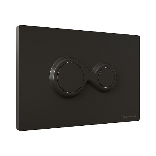 ArtCeram клавиша смыва (для унитаза), 701.000.17 monet цвет: черный матовый