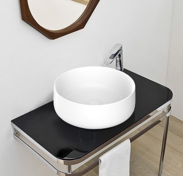 ArtCeram раковина (накладная), col001 05 00 cognac цвет: белый матовый