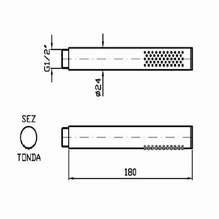 Zucchetti ручной душ, pan, хром арт. z94177