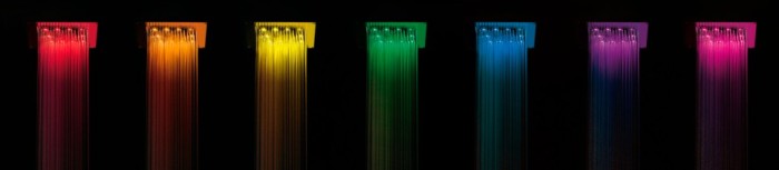 Bossini верхний душ с rgb хромотерапией, dream, хром арт. h37451.030