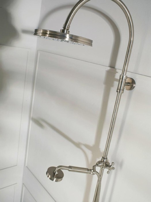 Bossini душевая стойка column monocomando из лауни, liberty, хром арт. l01201.030