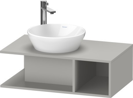 Duravit тумба подвесная под раковину 800 мм х 480 мм, d-neo, de491800707 цвет: бетонно-серый матовый