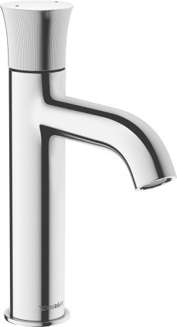 Duravit однорычажный смеситель для раковины 217 мм, white tulip, wt1020002010 цвет: хром