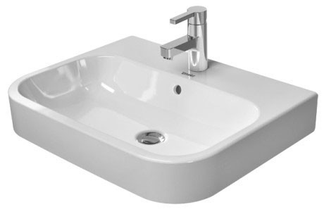 Duravit раковина встраиваемая сверху 60х46см, happy d.2, 2315600000 цвет: белый