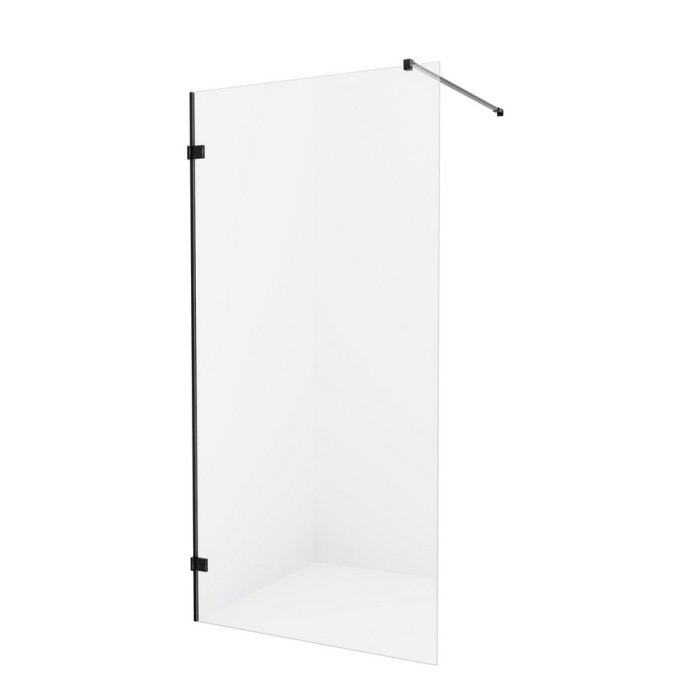 Душевое ограждение 100x200, New trendy Avexa black, черный арт. EXK-1627