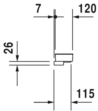 Duravit поручень с мыльницей для ванной с мыльницей, openspace, 791875680000000 цвет: хром/антрацит