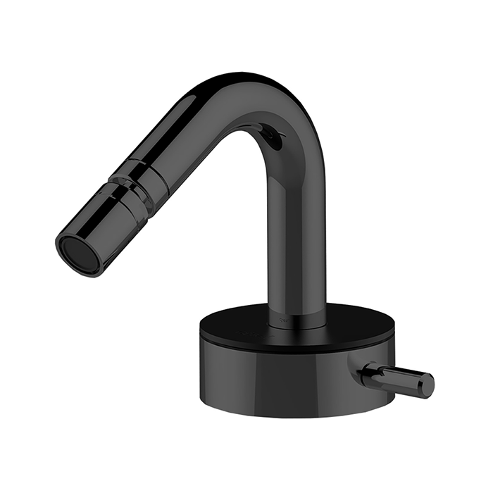 Cisal смеситель для биде на 1 отв sm00155040 slim, цвет: черный