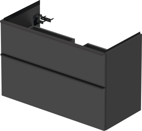 Duravit тумба подвесная под раковину 984 мм х 452 мм, d-neo, de435604949 цвет: графит матовый