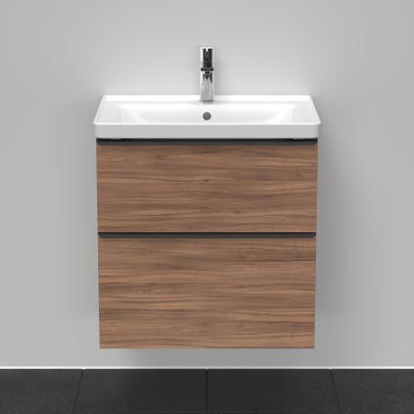 Duravit тумба подвесная под раковину 634 мм х 452 мм, d-neo, de435407979 цвет: орех натуральный