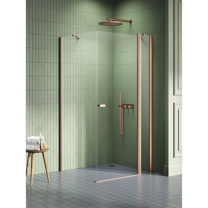 Душевое ограждение 90x70x195, New trendy New soleo copper brushed, браширо арт. K-1983