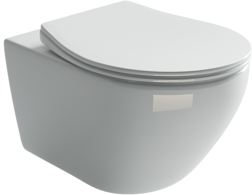 Ceramicanova подвесной унитаз pearl, cn8001 цвет: белый