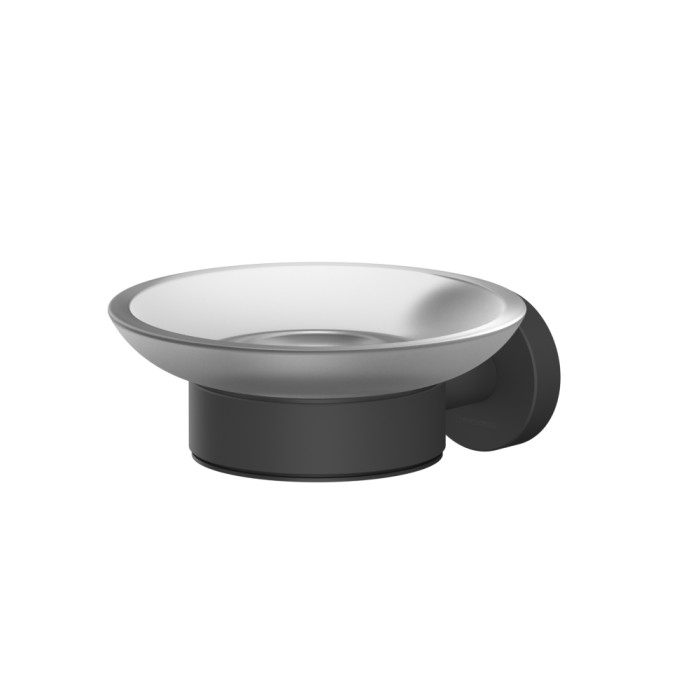 Мыльница подвесная, Whitecross Ergo black, черный мат арт. ER2220BL