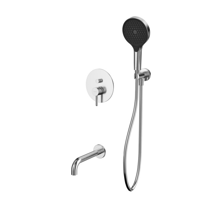 Душевая система скрытого монтажа, Whitecross Y brushed nickel, брашированный никель арт. YSET06TOPNIB