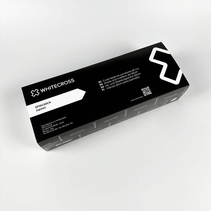 Слив-перелив 60 см., Whitecross, хром арт. SPWC60CR