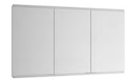Keuco шкаф без подсветки с тремя дверцами, настенный, анодированный, Royal modular 2.0, алюминий серебристый анодированный арт. 800301120100000