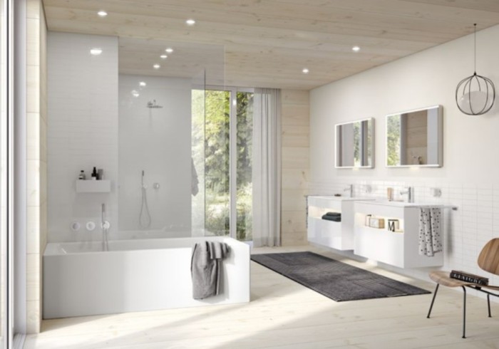 Keuco тумба под раковину с освещением 490 мм х 1200 мм х 625 мм, с 1 выдвижным ящиком, stageline, вулканит арт. 32882 970100