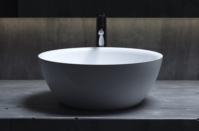 Salini раковина накладная 42,5x42,5, alda, 1102210m цвет: матовый белый