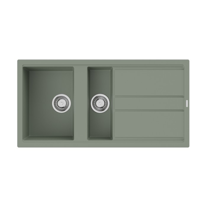 Omoikiri кухонная мойка Kitagawa 100-2, wind green арт. 4993252
