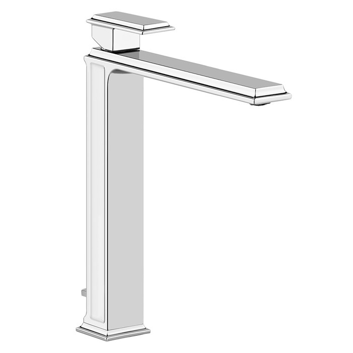 Gessi Смеситель для раковины на 1 отверстие, высокий, с донным клапаном, Eleganza, 46003#031 цвет: хром